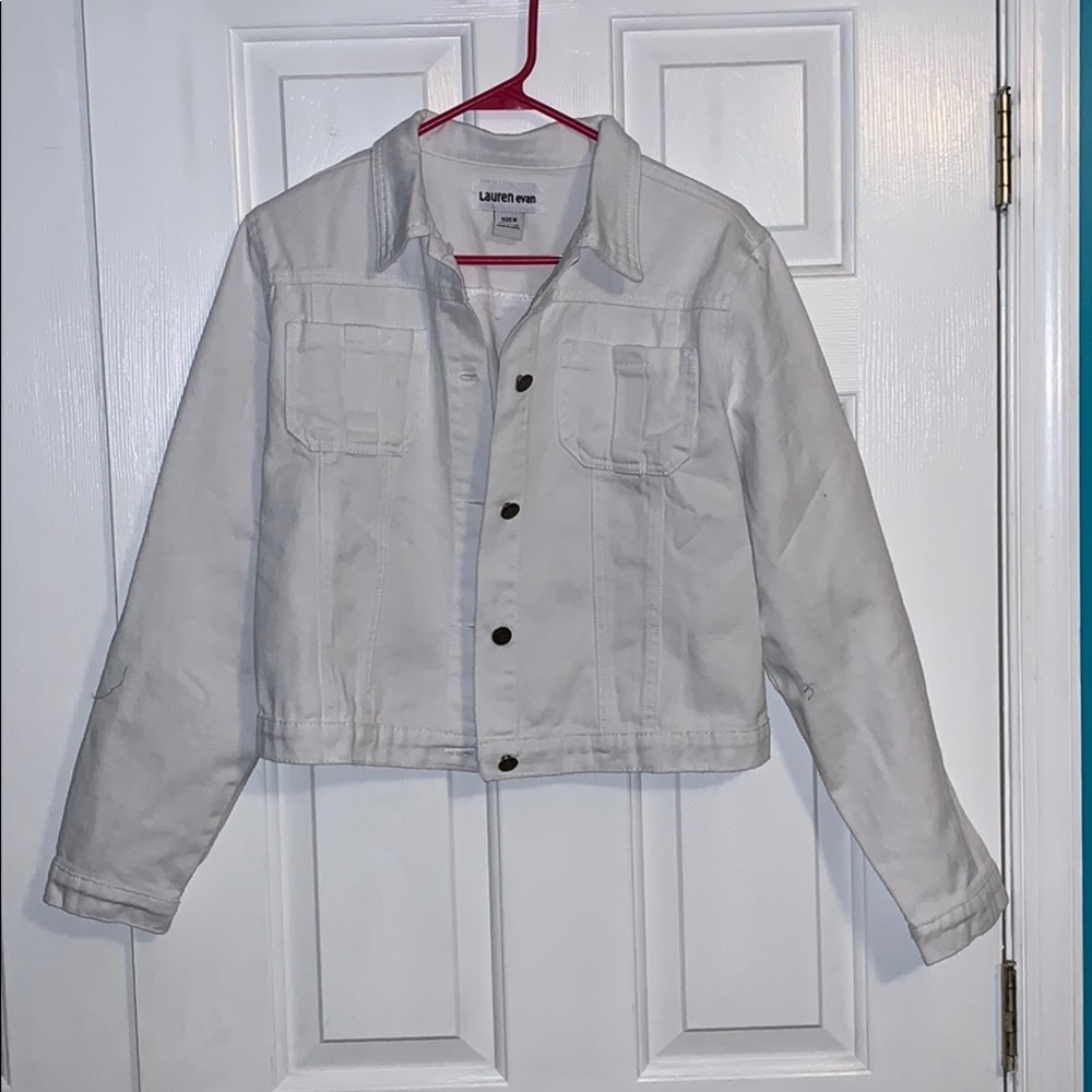White Jean jacket